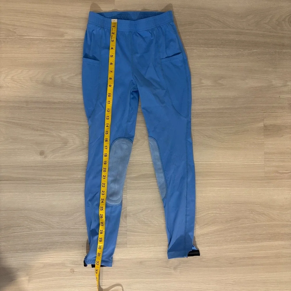 Baleaf Kids Riding Pants with Knee Patches Zipper Ankles Blue Size L